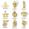 Immagine di 1 Pz Ottone Charms 18K Vero Oro Placcato 3D