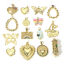 Brass Charms 18K Real Gold Plated