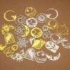 Picture of 304 Stainless Steel Galaxy Charms Multicolor Hollow