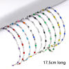 Picture of Wholesale Enamel 304 Stainless Steel Lips Chain Bracelets, Silver Tone Women's Stylish Gift Jewelry Supply, 17.5cm(6 7/8") long