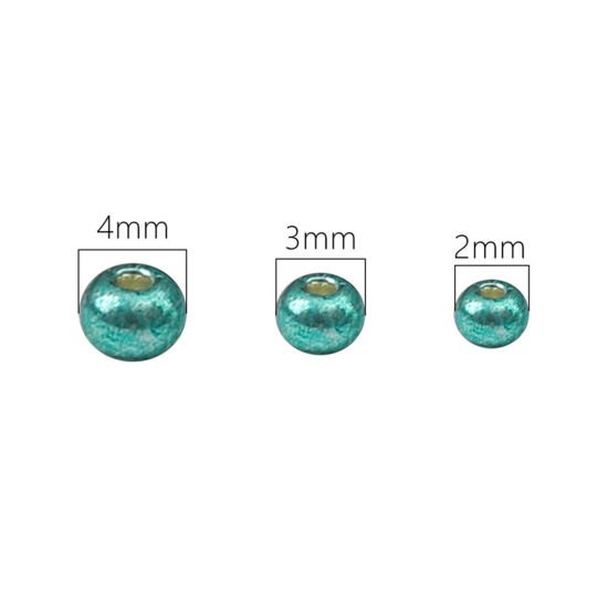 Image de 10 Grammes Perles de Rocailles en Verre Rocailles Rondes Métallique