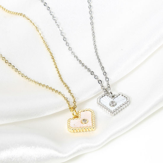Immagine di 1 Pz Conchiglia + Ottone Charms Vero Oro Placcato