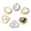 Picture of Natural Shell & Brass Charms Real Gold Plated