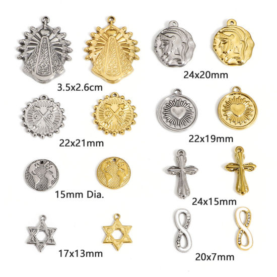 Immagine di 1 Pz 304 Acciaio Inossidabile Charms