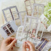 Image de 1 Kit ( 10 Pcs/Kit) DIY Papier Autocollant Décoration en Papier Multicolore Fênetre