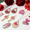 Picture of Natural Wood Valentine's Day Pendants Multicolor