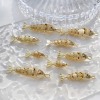 Picture of Eco-friendly Brass Ocean Jewelry Pendants Real Gold Plated Fish Animal 3D Movable Orange-red Cubic Zirconia