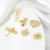 Picture of Brass Charms 18K Real Gold Plated