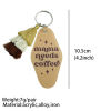Picture of Acrylic Mother's Day Keychain & Keyring Multicolor Tassel Oval