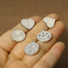 Picture of 304 Stainless Steel Charms Silver Tone Geometric