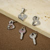 Immagine di 1 Pz 304 Acciaio Inossidabile Charms Tono Argento