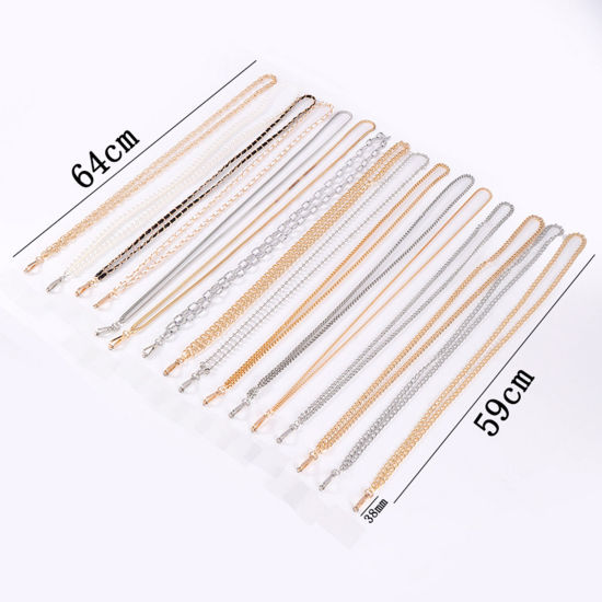 Image de 1 PCs Iron Based Alloy Cell Phone Lanyards Strap Multicolor 125cm long