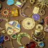 Picture of Pendants 18K Real Gold Plated Sun Star