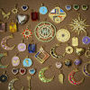 Picture of Pendants 18K Real Gold Plated Sun Star