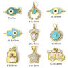 Picture of Brass Charms Real Gold Plated School Bag Pentagram Star