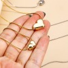 Imagen de 2 Unidades Latón día de San Valentín Colgantes Charms Corazón 3D