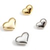 Imagen de 2 Unidades Latón día de San Valentín Colgantes Charms Corazón 3D