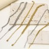 Picture of Wholesale 304 Stainless Steel Beaded Chain Bracelets, Vacuum Plating, Unisex Stylish Minimalist Gift Jewelry Supply