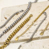 Picture of Wholesale 304 Stainless Steel Beaded Chain Bracelets, Vacuum Plating, Unisex Stylish Minimalist Gift Jewelry Supply