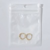 Picture of Vacuum Plating 304 Stainless Steel Hammered Open Rings Multicolor Geometric