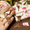 Picture of Zinc Based Alloy West Cowboy Charms Gold Plated Multicolor Boots Hat Enamel