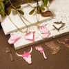 Picture of Zinc Based Alloy West Cowboy Charms Gold Plated Multicolor Boots Hat Enamel