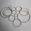 Picture of Brass Frame Geometric Connectors Charms Pendants Round Multicolor Hollow