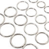 Picture of 304 Stainless Steel Keychain & Keyring Round Silver Tone