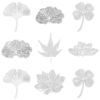 Picture of Iron Based Alloy Filigree Stamping Pendants Multicolor Lotus Flower Leaf Hollow