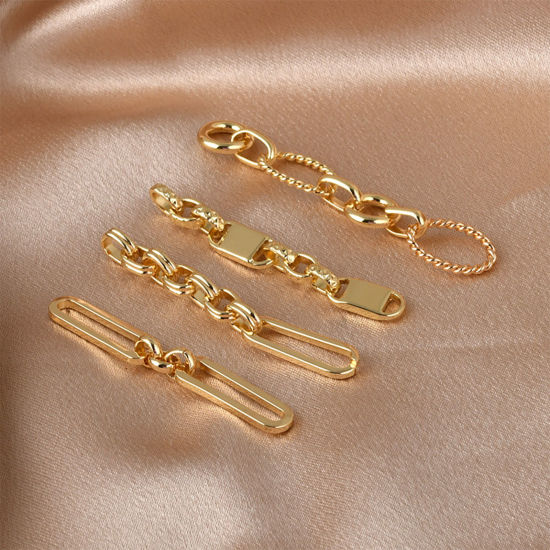 Picture of Brass Connectors Charms Pendants Link Chain Multicolor