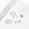 Picture of 304 Stainless Steel Charms Silver Tone Star