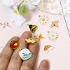 Picture of Vacuum Plating 304 Stainless Steel Charms Gold Plated Enamel