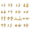 Picture of Vacuum Plating 304 Stainless Steel Ocean Jewelry Charms 18K Gold Plated Seahorse Animal Dolphin