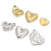 Picture of Vacuum Plating 304 Stainless Steel Valentine's Day Charms Multicolor Heart