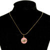 Picture of Eco-friendly Vacuum Plating 304 Stainless Steel Religious Charmes Gold Plated Evil Eye Rhinestone