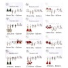 Picture of 304 Stainless Steel Ear Post Stud Earrings Set Silver Tone Christmas