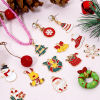 Picture of Zinc Based Alloy Christmas Charms Gold Plated Multicolor Enamel