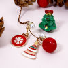 Picture of Zinc Based Alloy Christmas Charms Gold Plated Multicolor Enamel