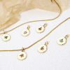Picture of Brass Galaxy Charms Wholesale Real Gold Plated Irregular Star Multicolour Cubic Zirconia 17mm x 11mm