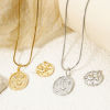Picture of Brass Galaxy Charms Multicolor Sun Moon Clear Cubic Zirconia