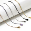 Picture of Wholesale Link Cable Chain Necklace, 304 Stainless Steel, Unisex Simple Minimalist Gift Jewelry For Retailer, 50.5cm(19 7/8") long, 1 Piece