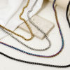 Picture of Wholesale Box Chain Necklace, 304 Stainless Steel, Unisex Minimalist Gift Jewelry For Retailer, 1 Piece