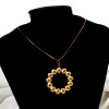 Picture of Eco-friendly Vacuum Plating 304 Stainless Steel Ocean Jewelry Pendants 18K Real Gold Plated Seahorse Animal Shell 3D