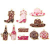 Picture of Zinc Based Alloy West Cowboy Charms Gold Plated Multicolor Hat Boots Enamel
