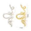 Picture of Brass Pendants Wholesale Multicolor Snake Animal 3D 3.9cm x 1.7cm