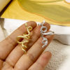Picture of Brass Pendants Wholesale Multicolor Snake Animal 3D 3.9cm x 1.7cm