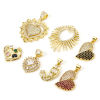 Picture of Valentine's Day Charms 18K Gold Plated Heart