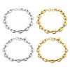 Picture of Wholesale Cross 304 Stainless Steel Pig Nose Chain Bracelets, Unisex Minimalist Gift Jewelry Supply