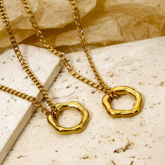 Immagine di 2 Pz 304 Acciaio Inossidabile Pendenti Charms Connettori Geometrica