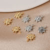 Image de 2 Pcs Breloques Galaxie en Laiton Soleil 12mm x 10mm